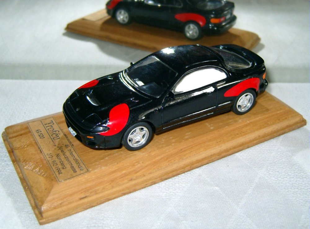  Toyota Celica Spielwarenmesse Toy Fair Nürnberg 1994 PROMO Modell limitierte Auflage OVP 1:43