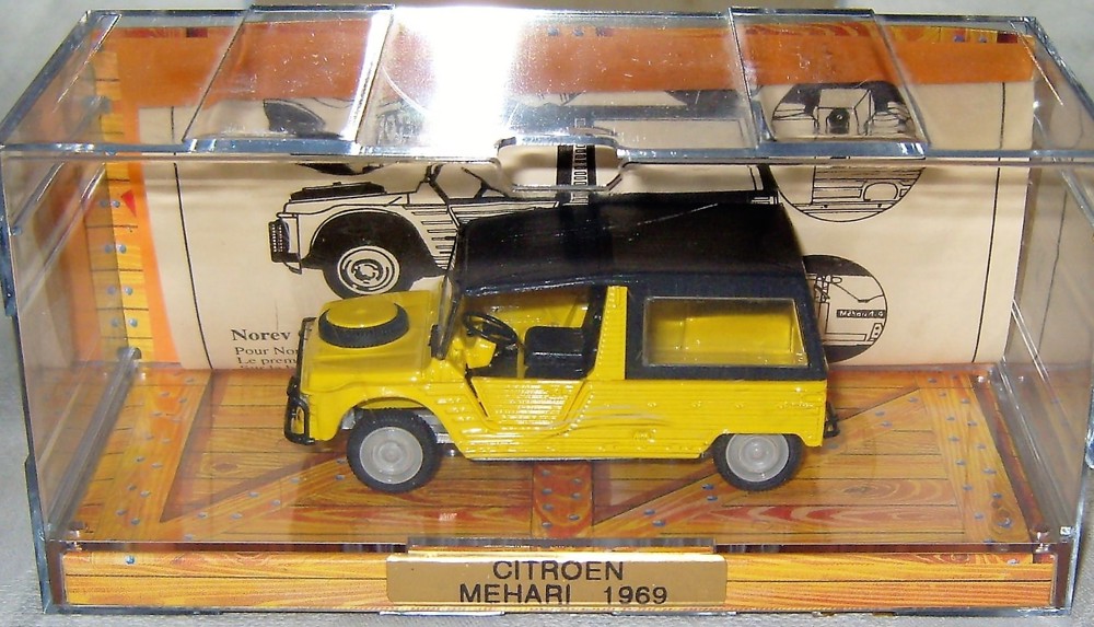  Citroen Mehari gelb 1969 Volldach Modell Norev OVP 1:43