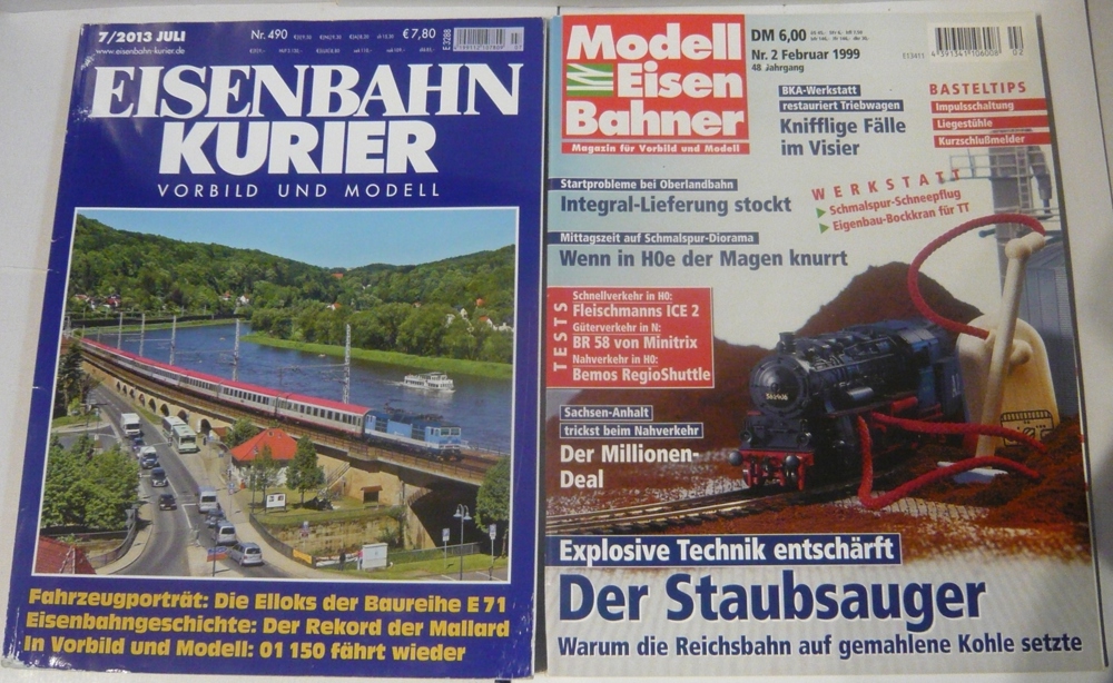 Modelleisenbahn Magazine Modelleisenbahner 02 1999 Eisenbahnkurier 07 2013