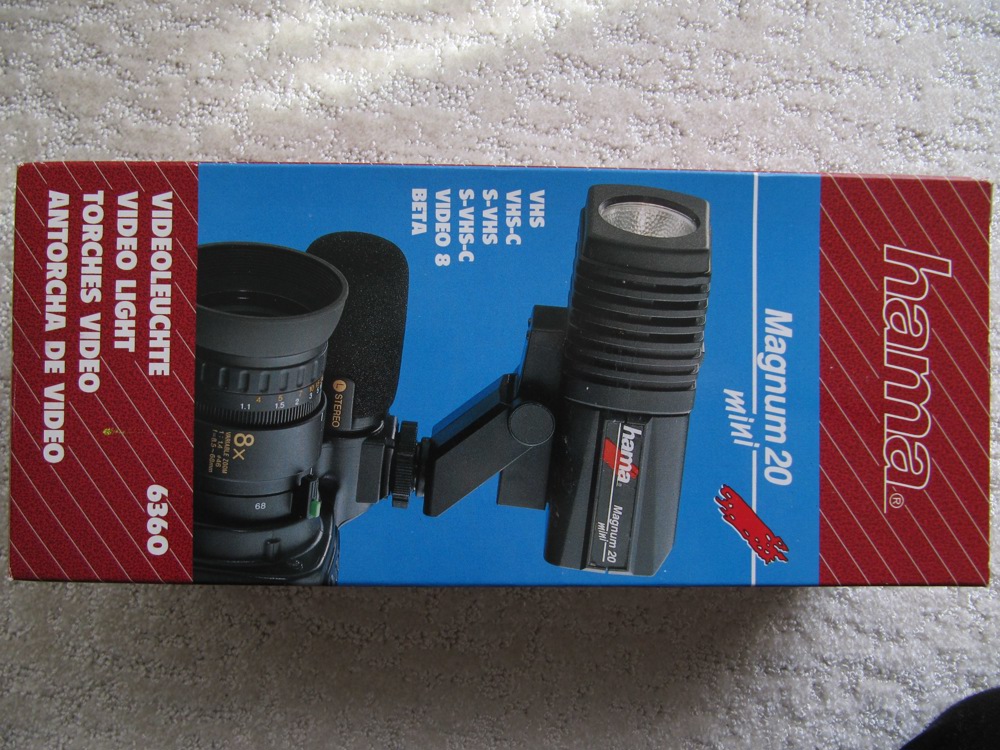 Hama Magnum 20 Mini Foto Videoleuchte - VB 9,90 Eur.