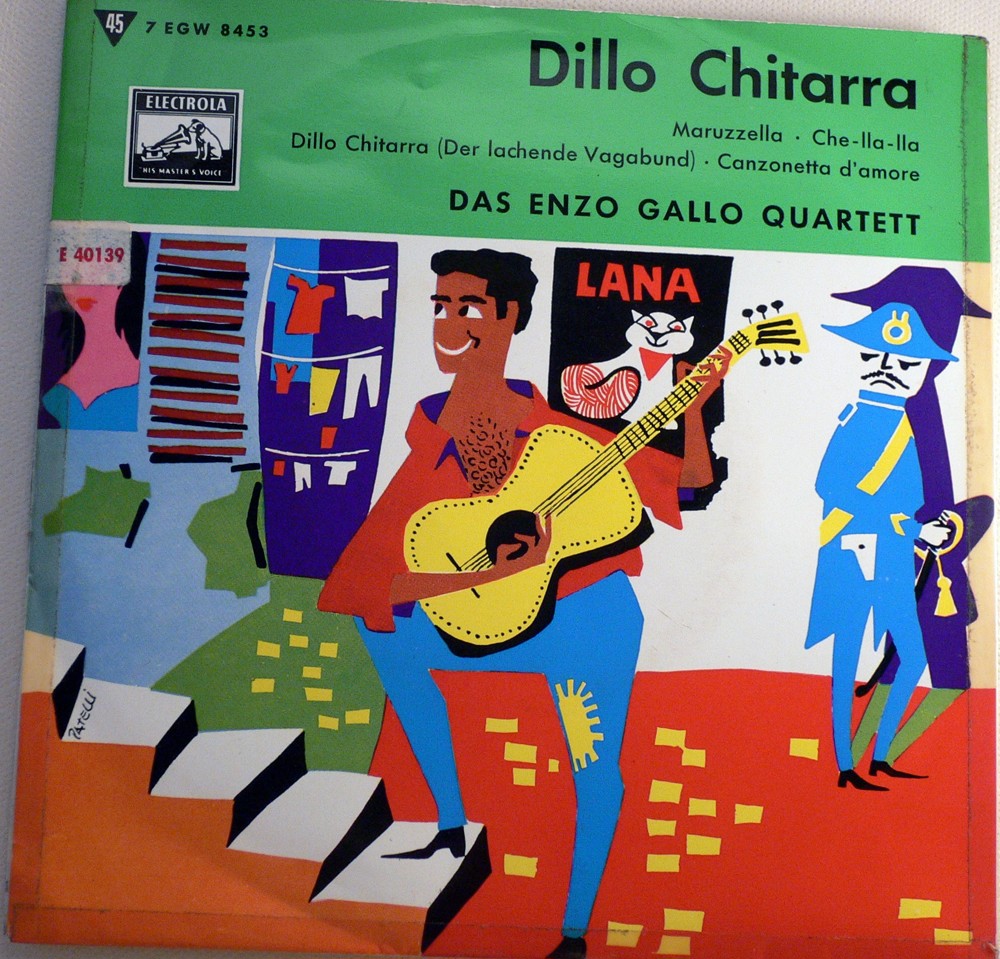 Schallplatten: 3 x Enzo Gallo Quartett 