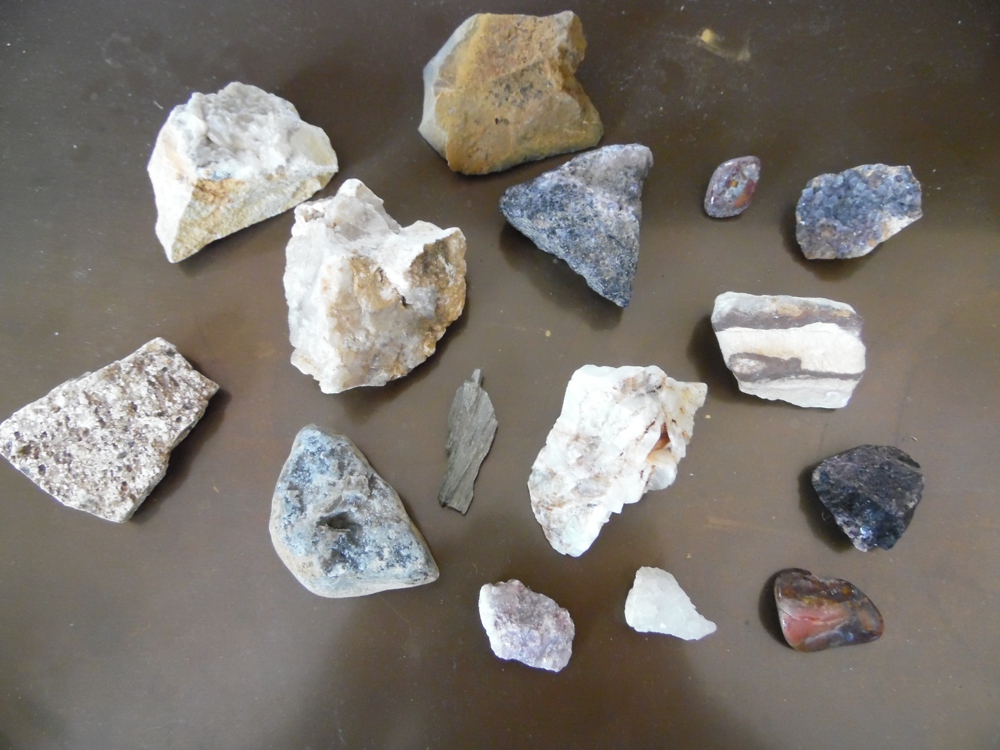 Mineralien Steine Konvolut