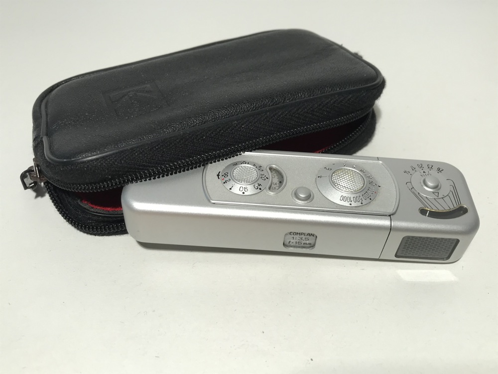 Minox B Miniaturkamera (Spionagekamera) incl. Ledertasche