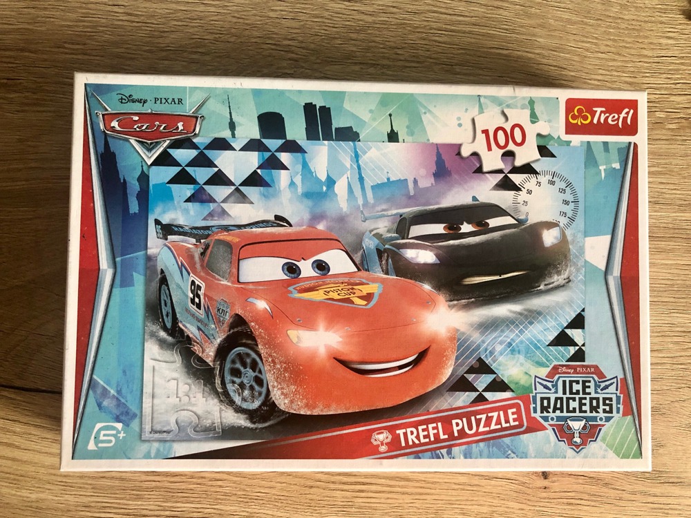Trefl Puzzle | Disney Pixar Cars | Motiv Lightning McQueen | 100 Teile komplett