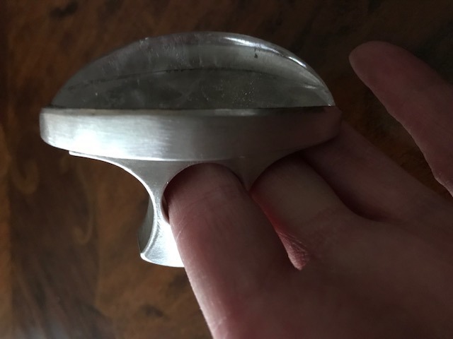 Verkauf Unikat Ring mit einem Bergkristall 