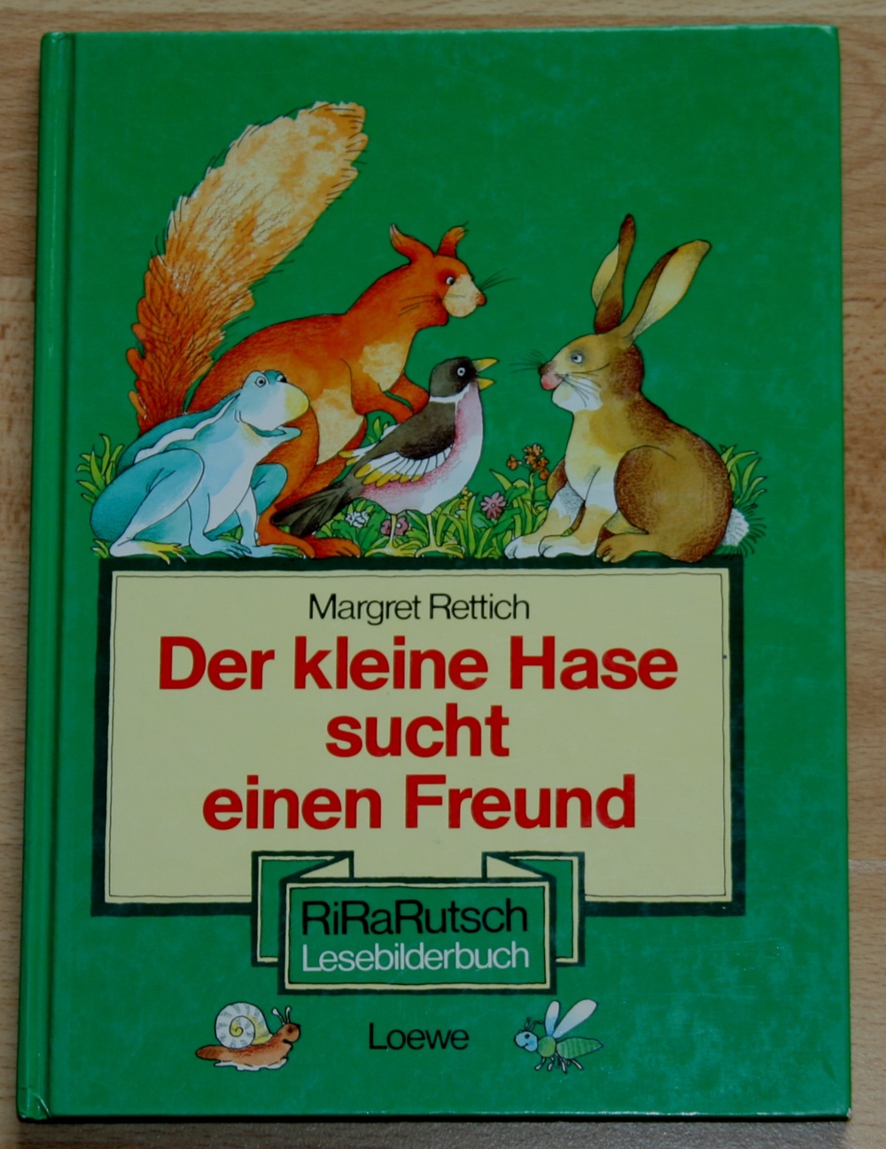 Buch "Der kleine Hase sucht einen Freund" - Lese-Bilderbuch
