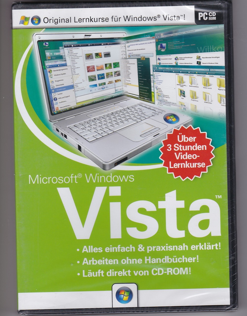 Microsoft Windows Vista Videolernkurs (über 3 Stunden auf CD-Rom)