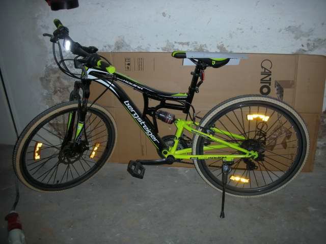 Herrenfahrrad mit Federung