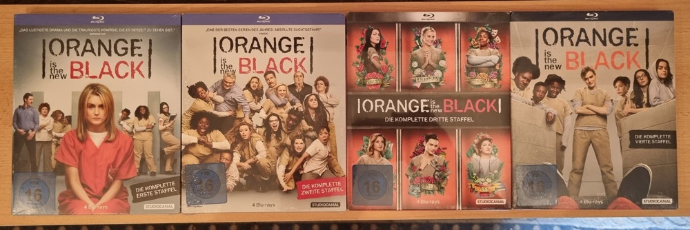 Orange is the new Black  Bluray Season 1-4  neu und eingeschweißt