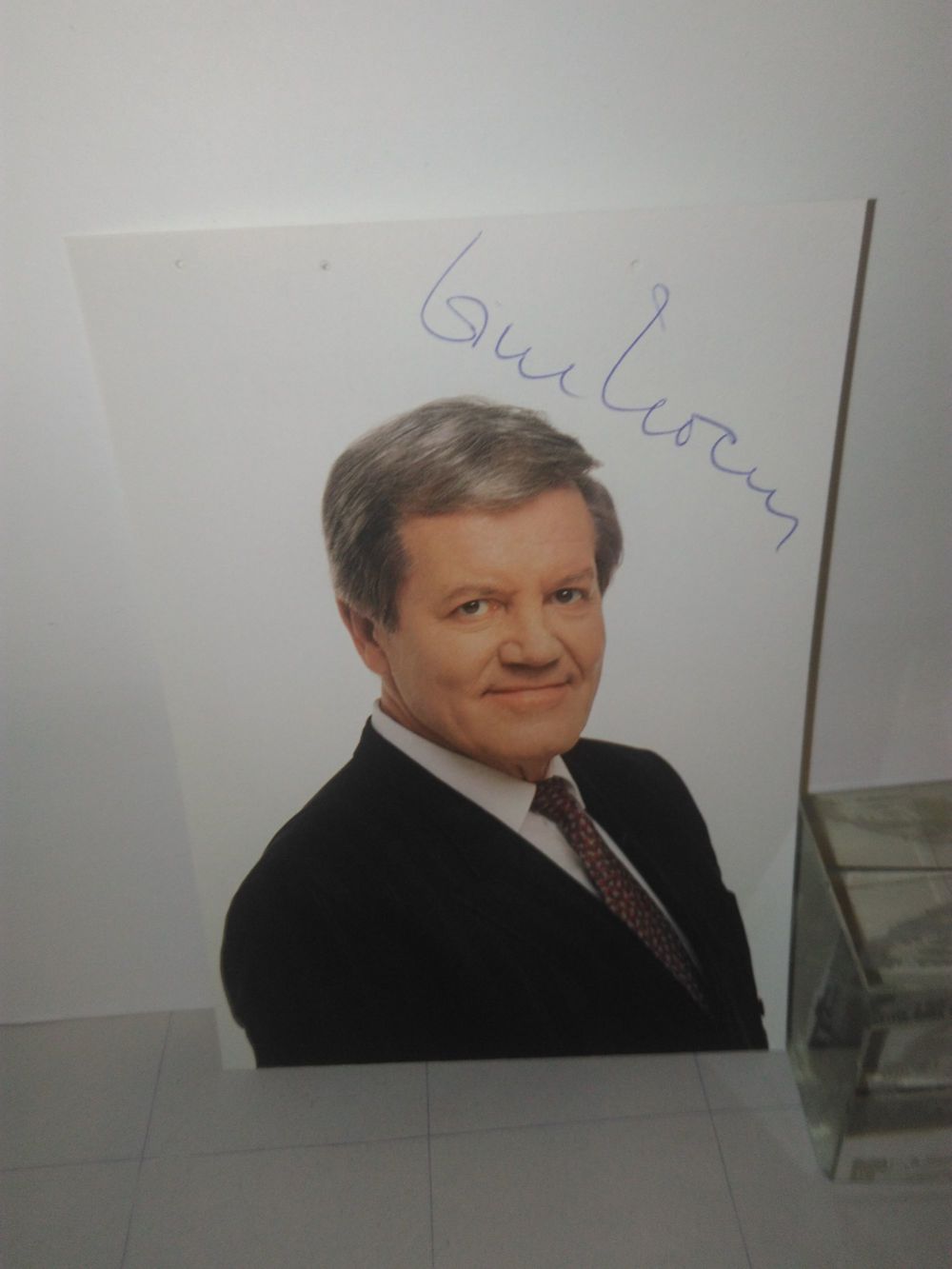Wim Thoelke Autogrammkarte Original Signiert