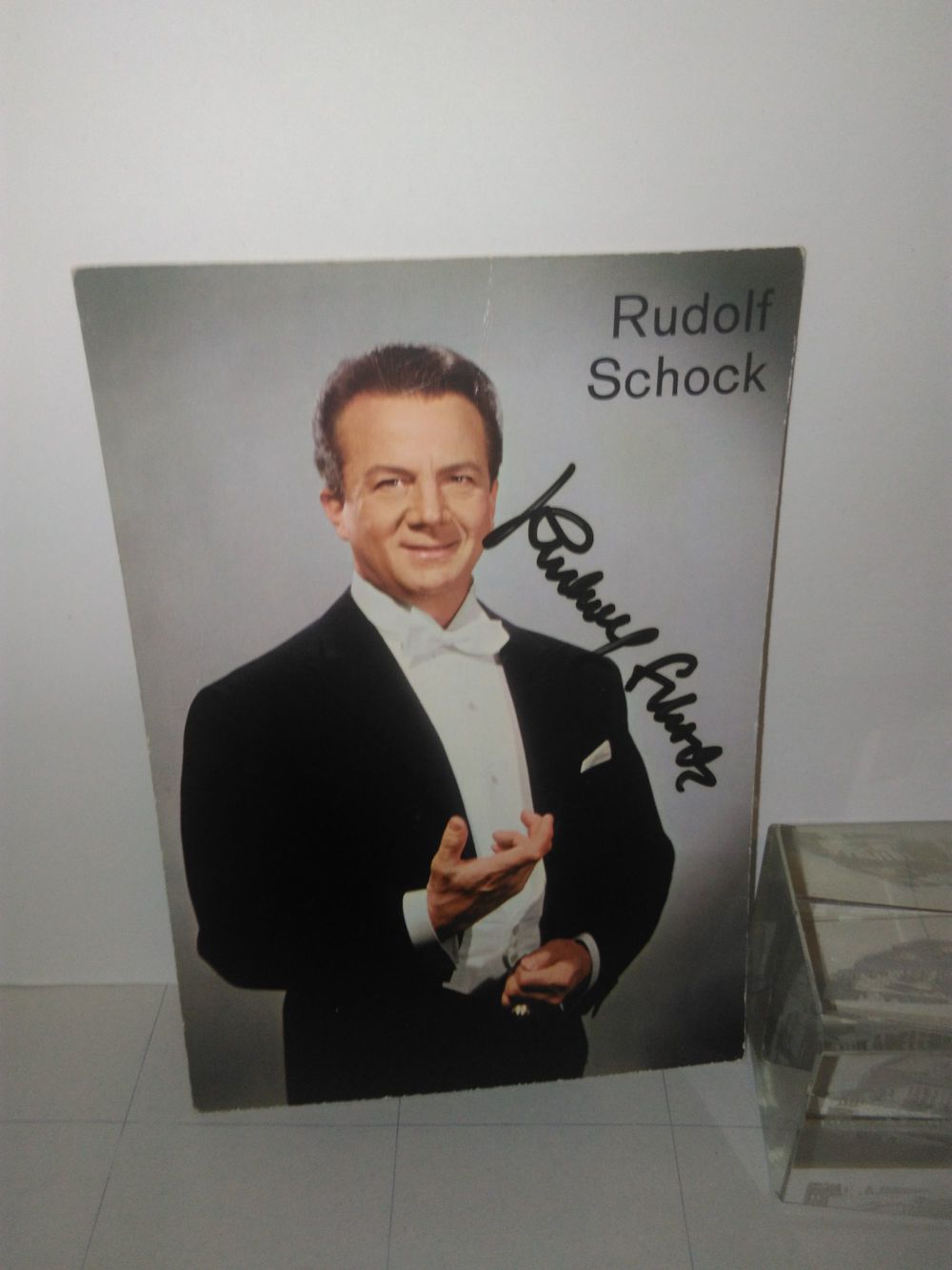 Rudolf Schock Autogrammkarte Original Signiert