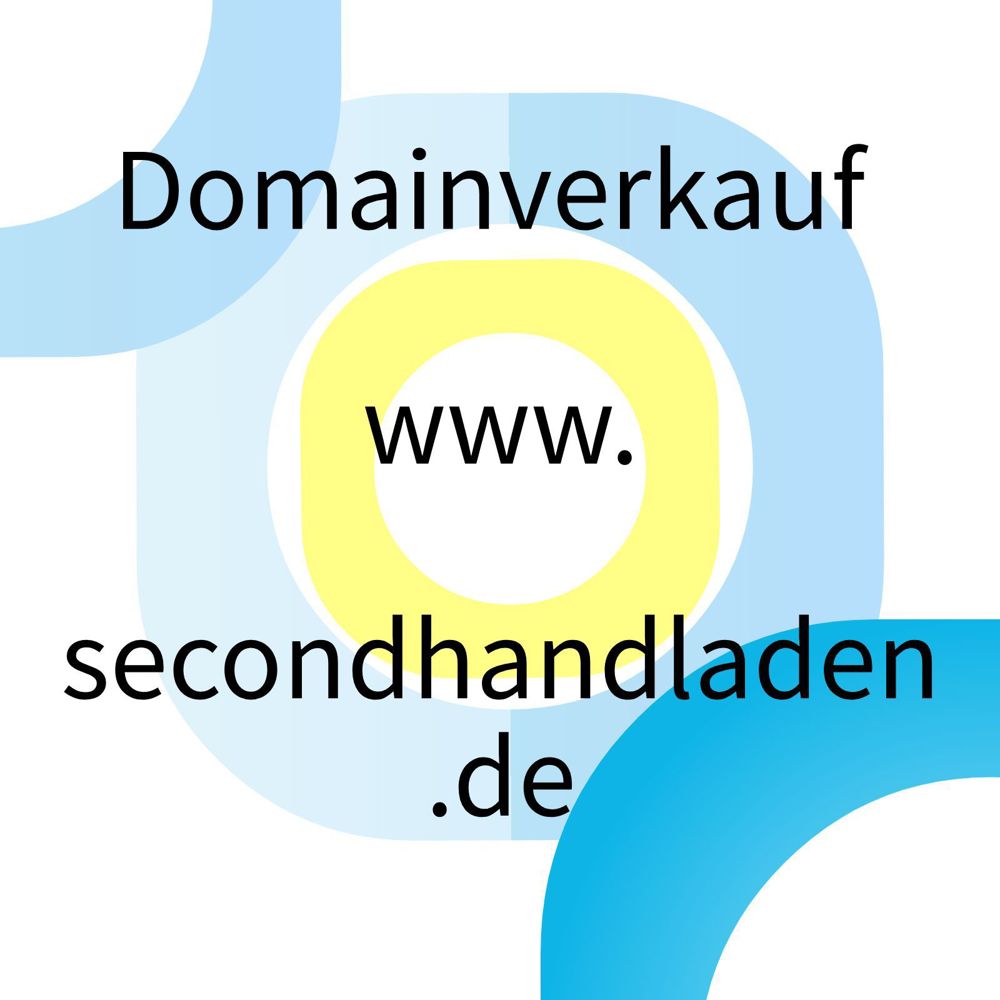 www.secondhandladen.de - Domainname steht zum Verkauf