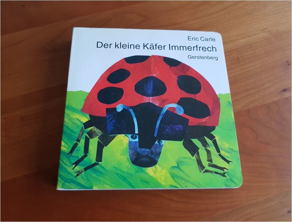 Bilderbuch "der kleine Käfer Immerfrech" von Eric Carle (gebundene Ausgabe)