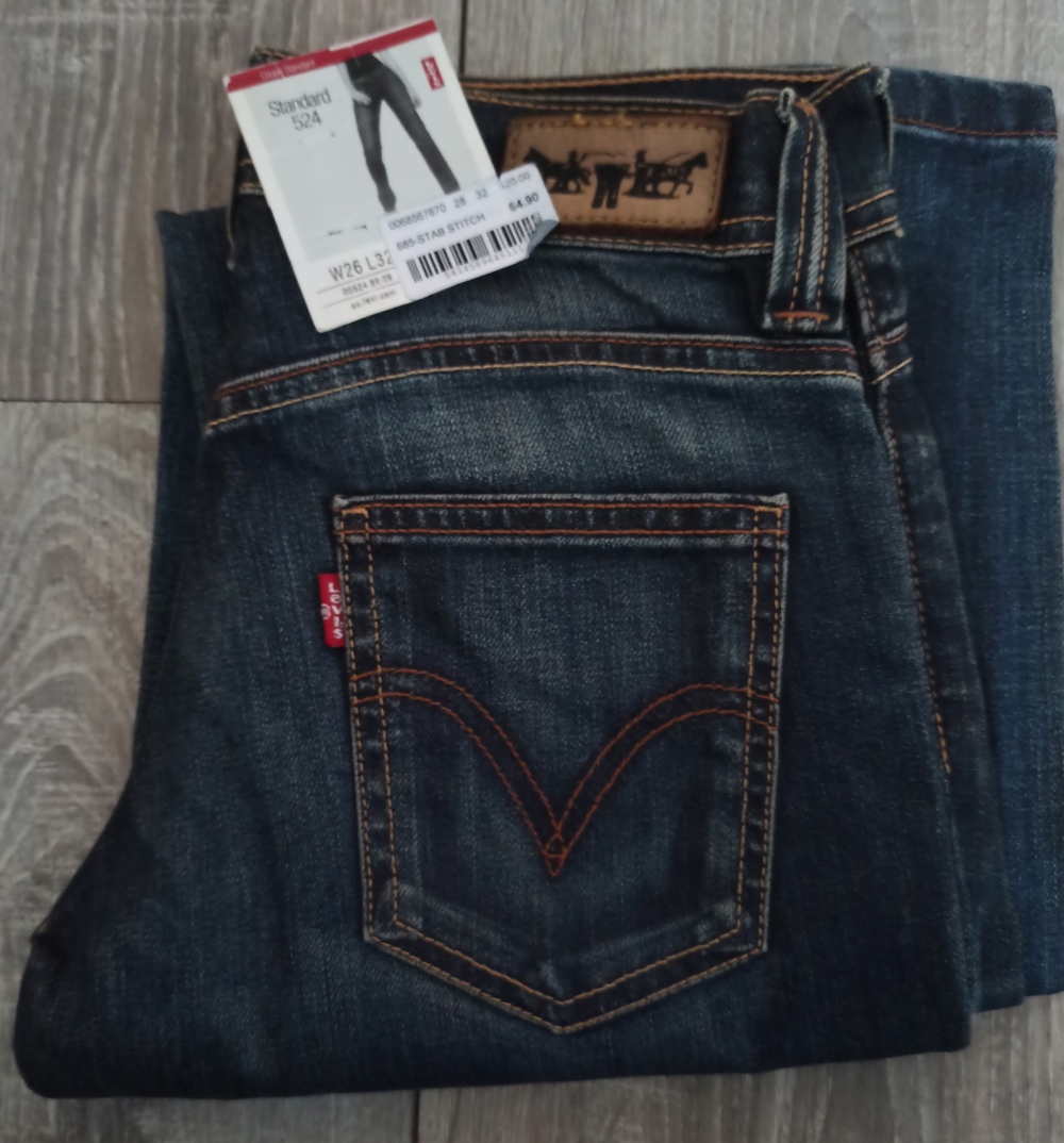 LEVI'S Jeans Levis 524 Standard, Gr. W 26   L 32 neu 
