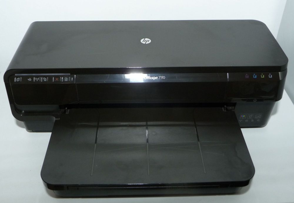 Großformatdrucker HP OfficeJet 7110 Drucker Tintenstrahldrucker, ohne Netzteil, ohne Zubehör, defekt