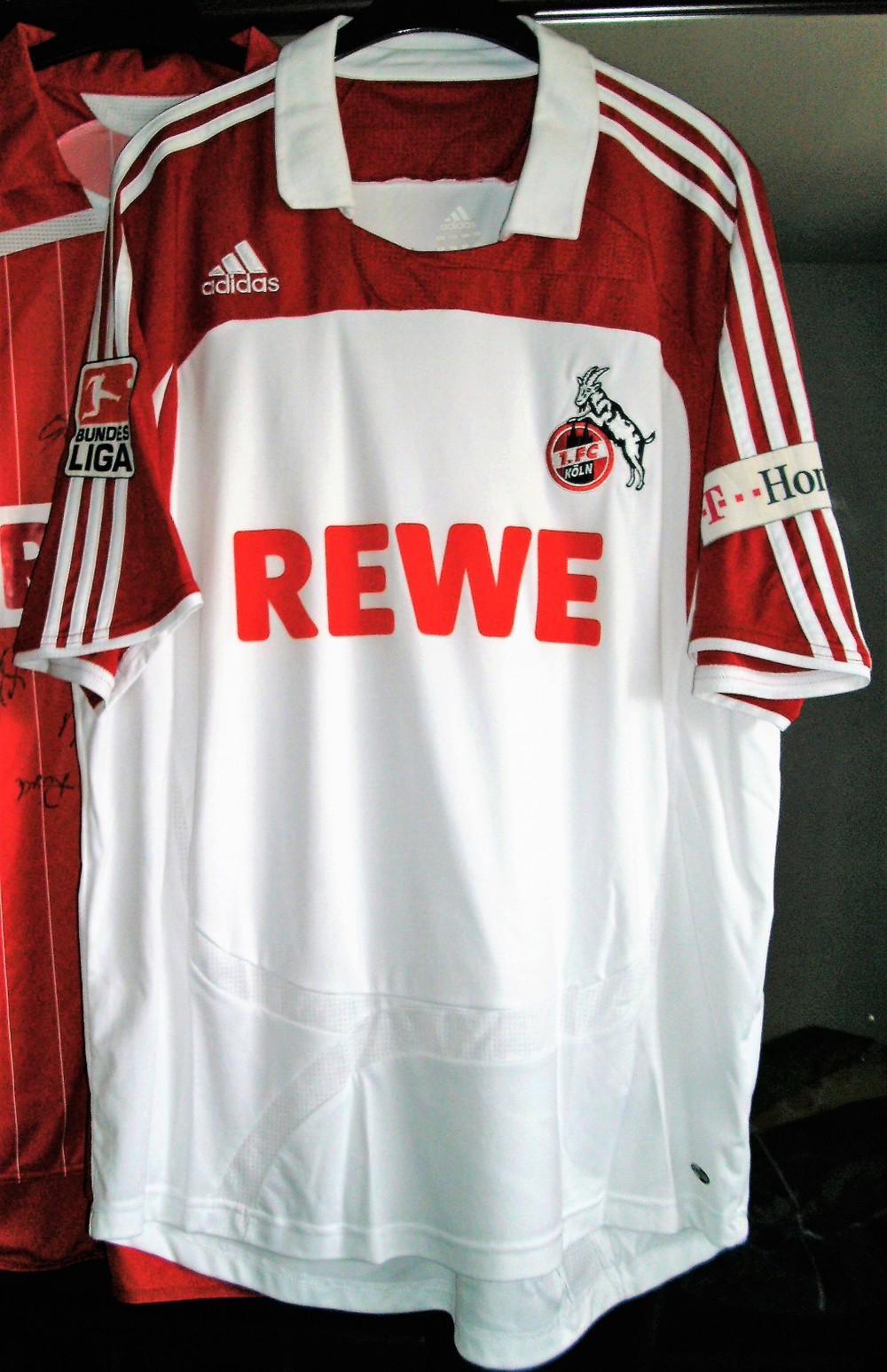  1.FC Köln Trikot original von Adidas mit Sponsor Rewe in der Größe XL neuwertig