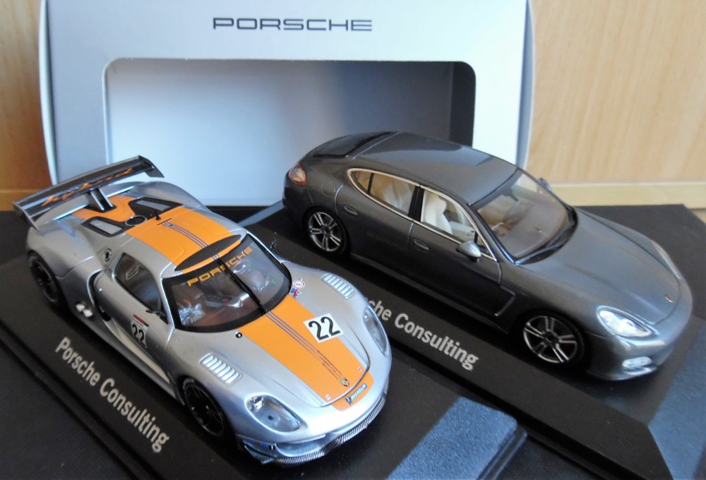  Porsche 911 997 Panamera PORSCHE CONSULTING Promo Modelle direkt von Porsche OVP 1:43