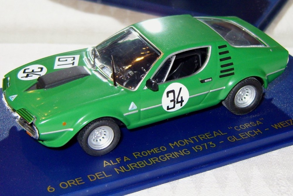  Alfa Romeo Montreal Corsa Nürburgring 1973 Modell OVP 1:43