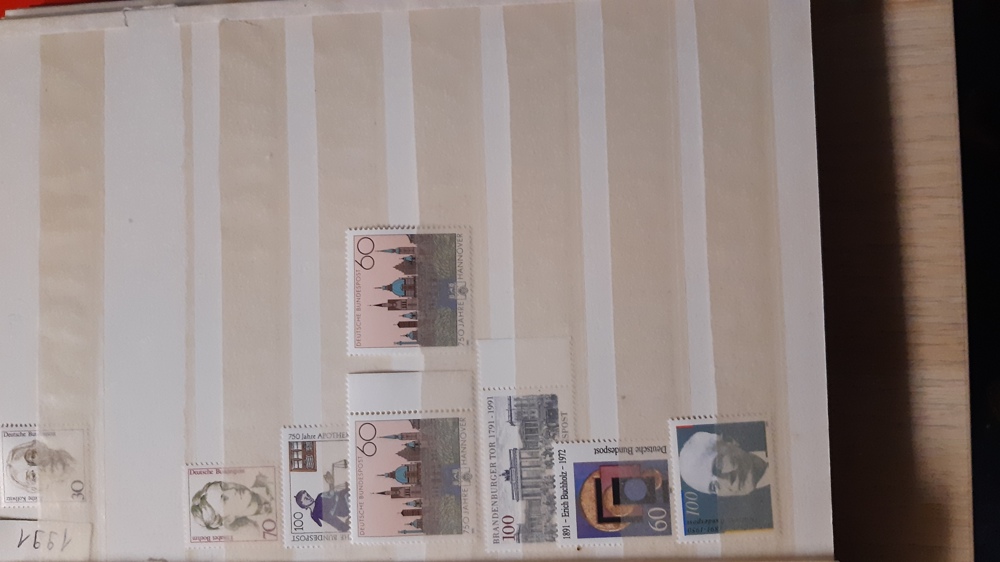 Briefmarken BRD Lageralbum postfrisch 1991-1997