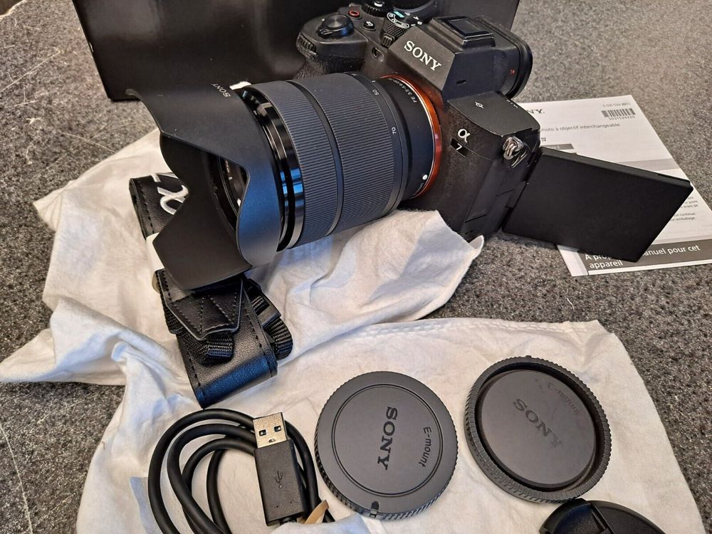 Sony Alpha A7 IV 33 MP 4K 28 70 mm spiegellose Vollformatkamera   Schwarz