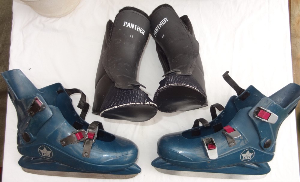 ST Lico Panther Schlittschuhe Gr. 43 dunkelblau mit herausnehmbarem Innenschuh Wintersport