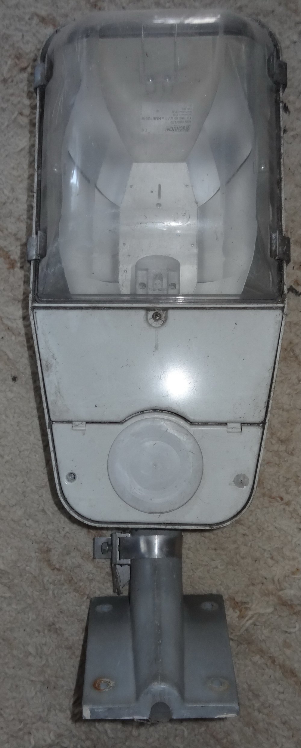 W Schuch 43N 080 125 Kofferleuchte Straßenlampe Hoflampe mit Wandhalterung gebraucht 