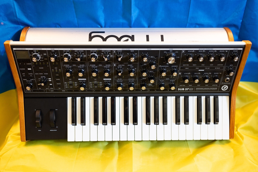 Moog Sub 37 Synthesizer (owned by Hannes Bieger)