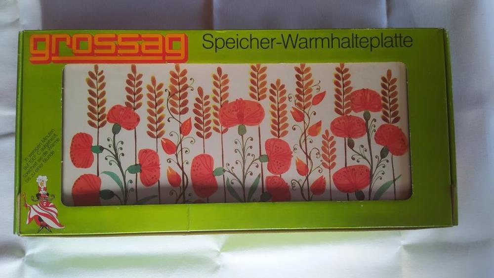 GROSSAG Speicher- Warmhalteplatte in OVP, 850 W
