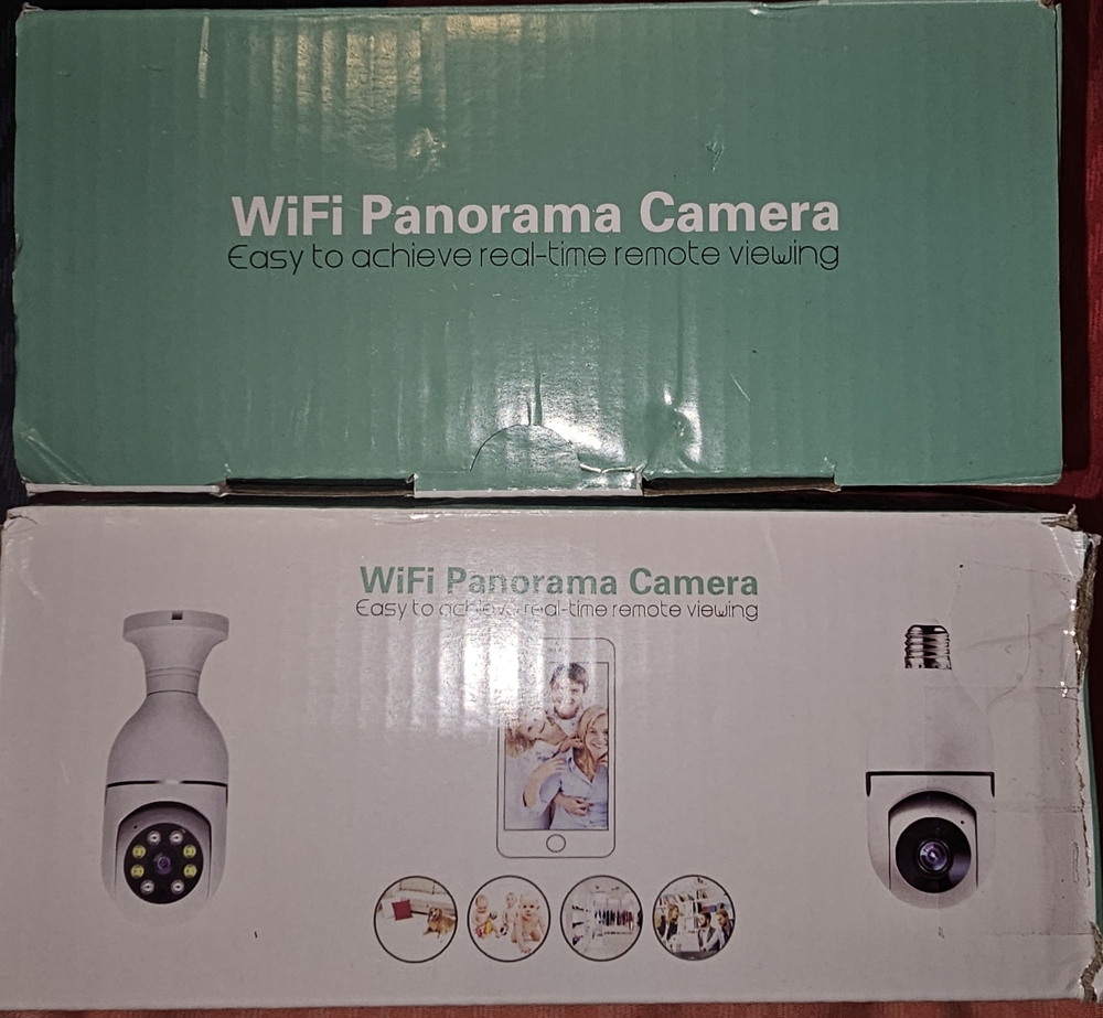 2 Stück Eagle Eye Security Cam WiFi Panorama Camera, neu TOP originalverpackt