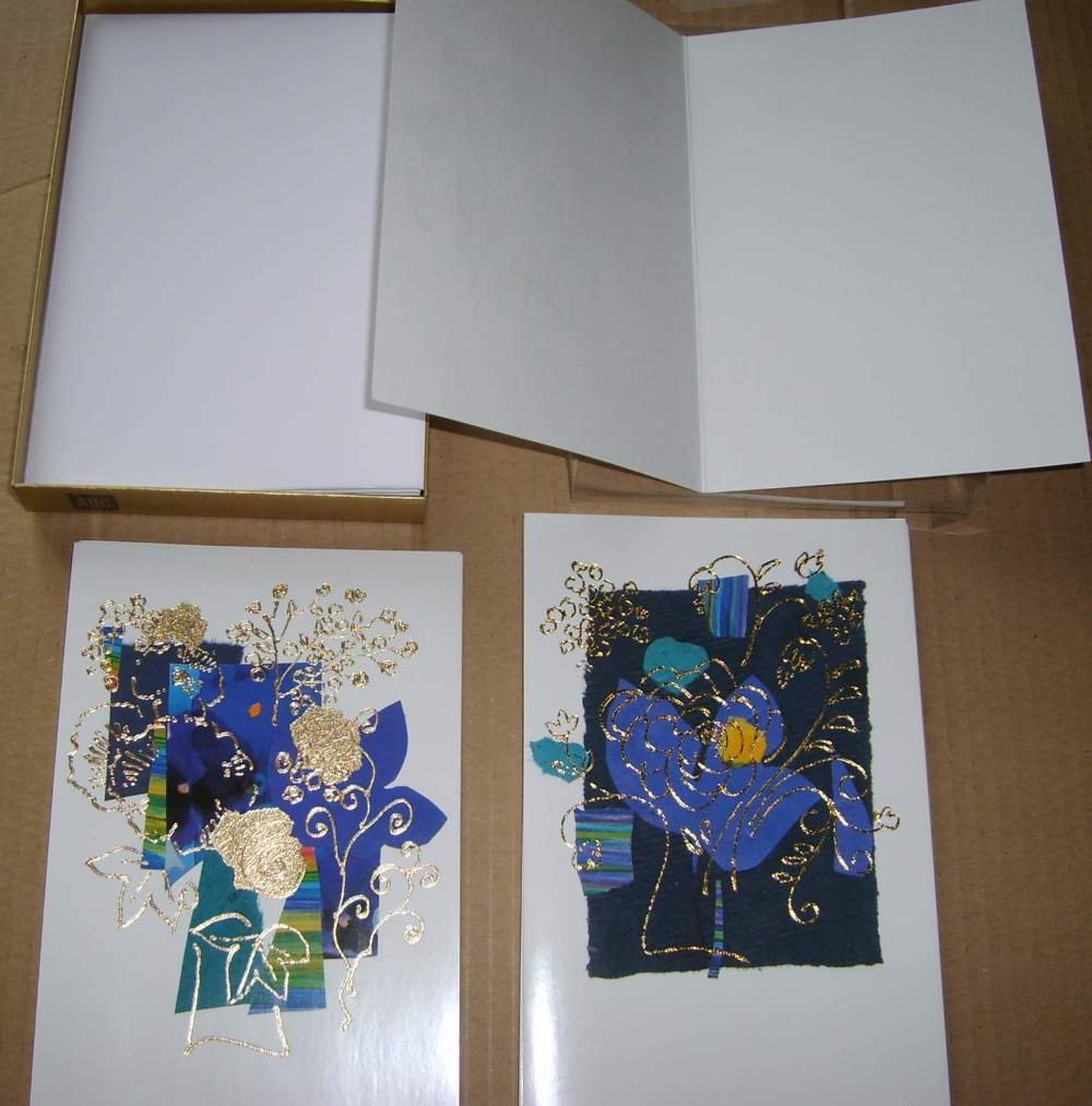 D ABC Romantica Briefpapier Doppelkarten Motive Arlette Furler 6 Karten 5 Umschläge 7,5x11,5 Karten
