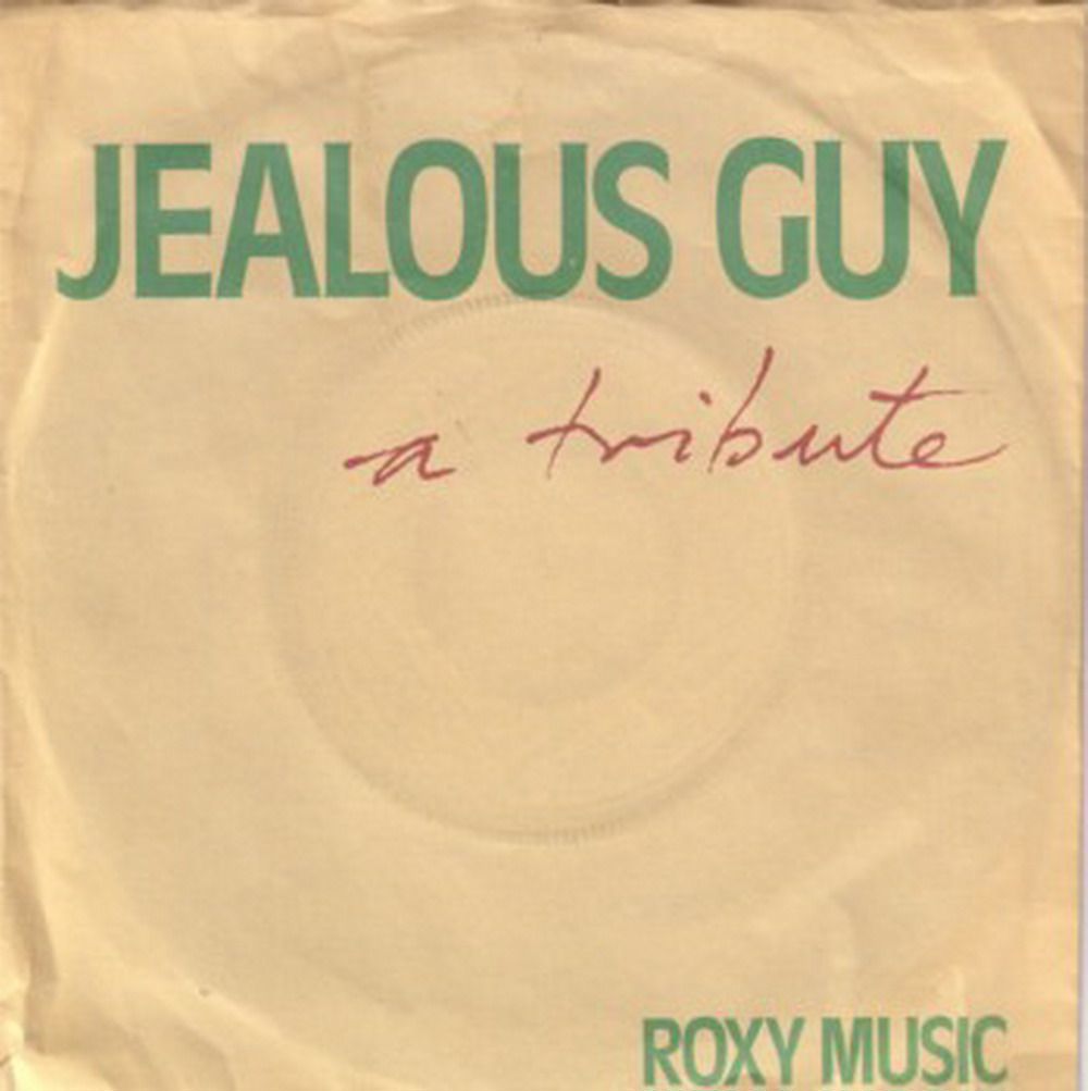 B Single ROXY MUSIC Jealous Guy A Tribute   HE SAME OLD SCENE Schallplatte Oldie Vinyl