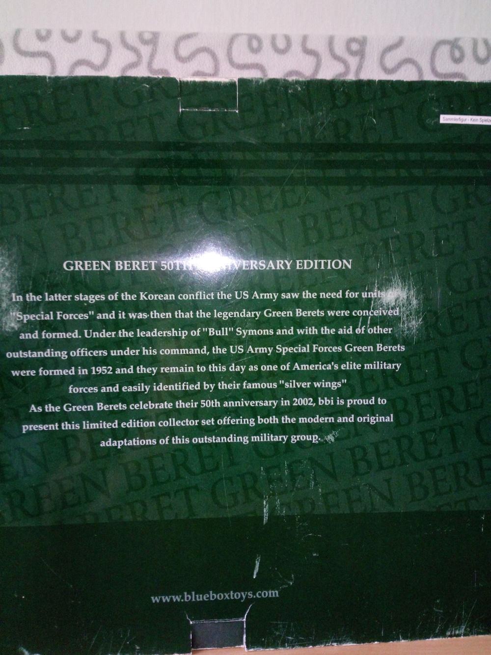 Sammlerfigur Green Beret 50th Anniversary Edition (Limited Edition) 