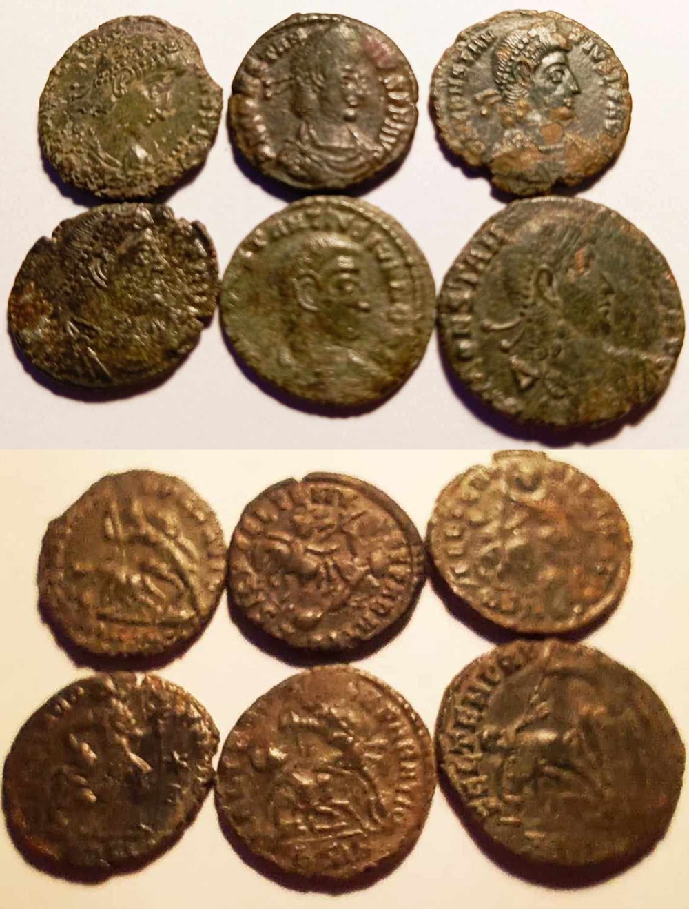 Römische Münzen, 6 stück, Selten! (2)