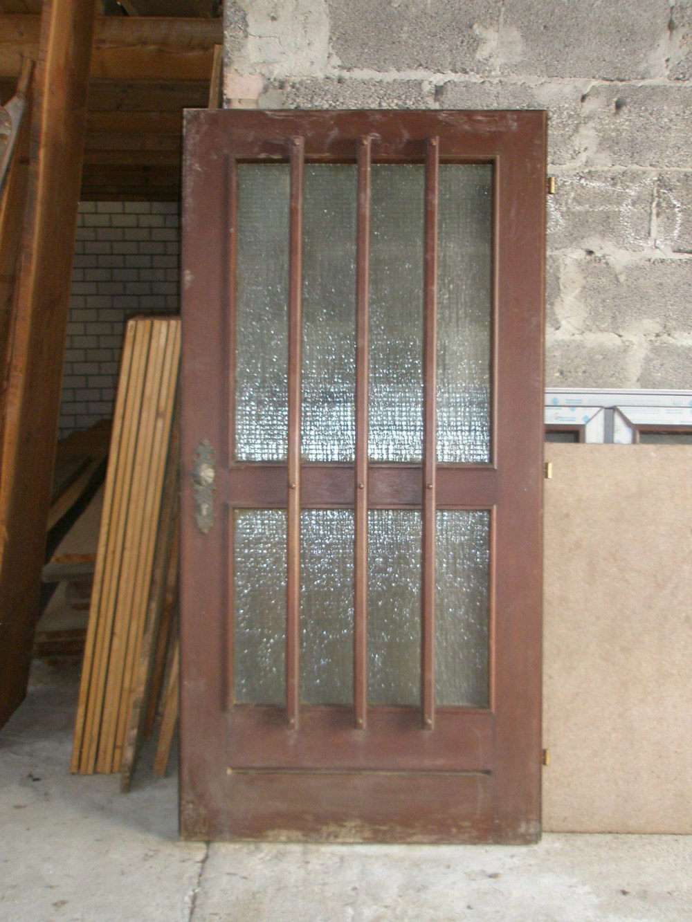 Haustür aus Sipo Holz