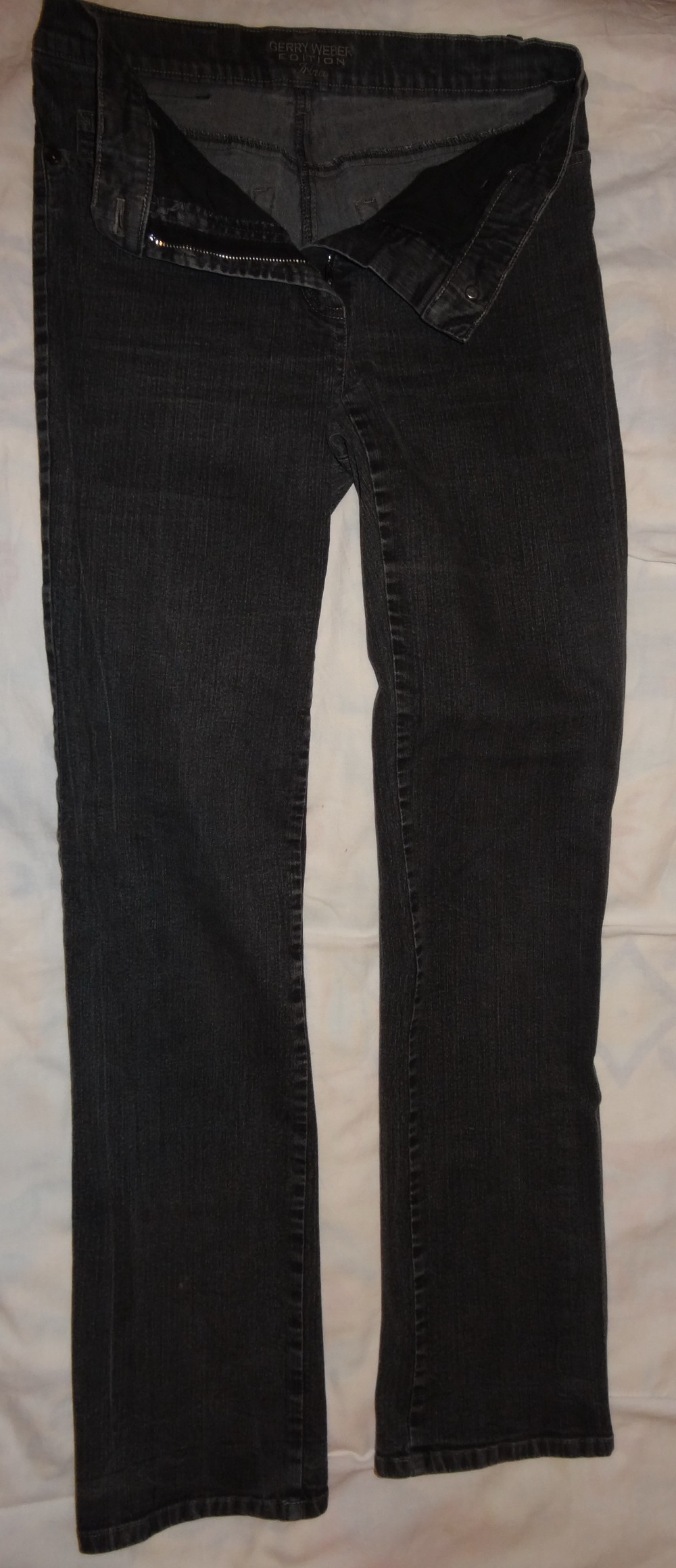 KHT Gerry Weber Jeans Gr.34 36 grau 98%Baumwolle 2%Elasthan getragen gut erhalten Kleidung Herren