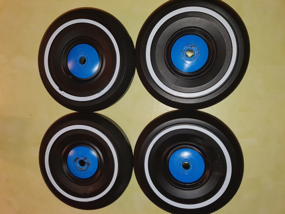 Bobbycarräder. Original, neu, abmontiert Bobbycarräder. Original, neu, abmontiert