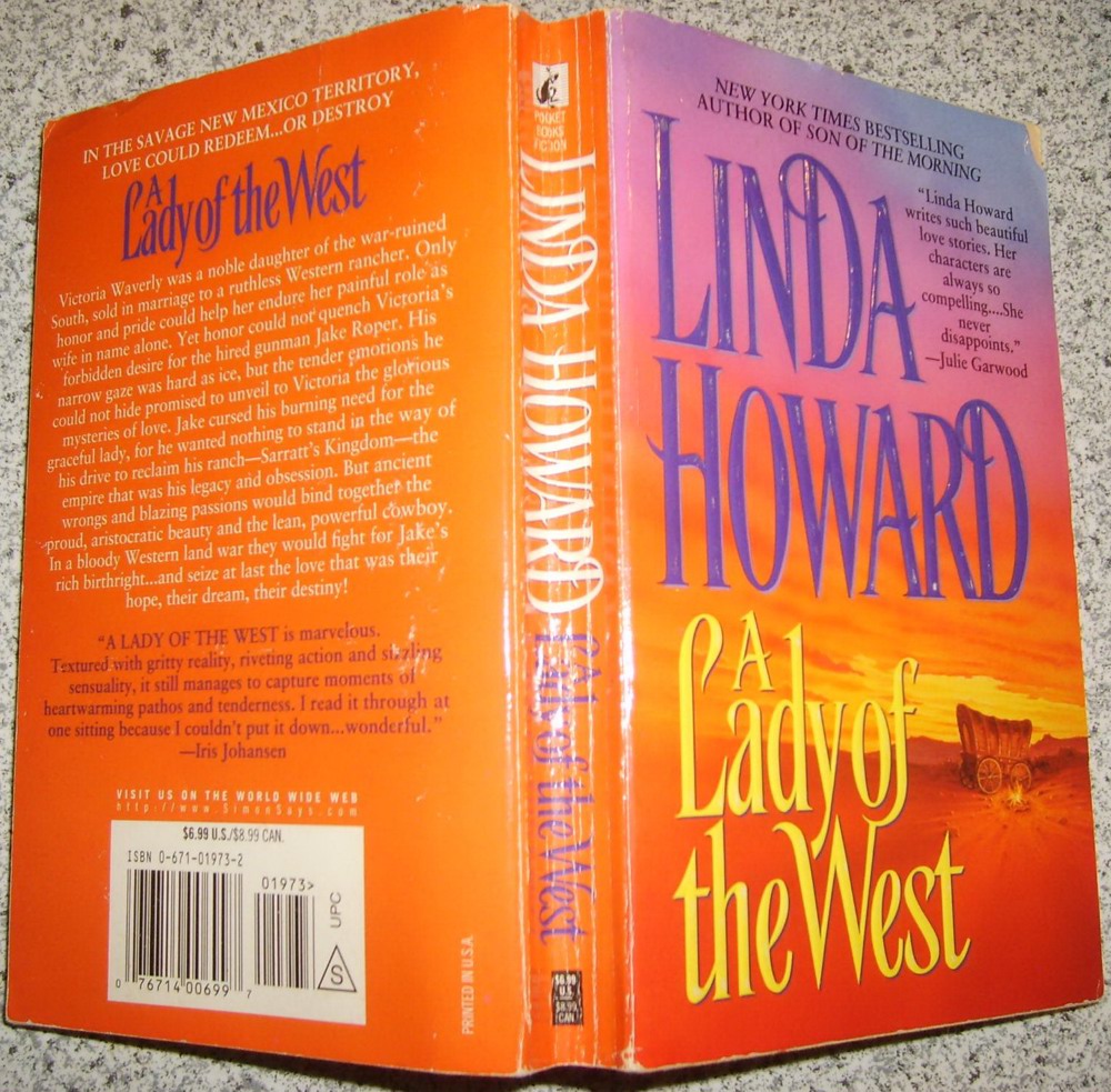 B Roman Linda Howard A Lady of the West keine losen Blätter sauber gebraucht 