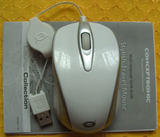 Computer-Maus_CONCEPTRONIC OPTICAL Stylish Travel Mouse