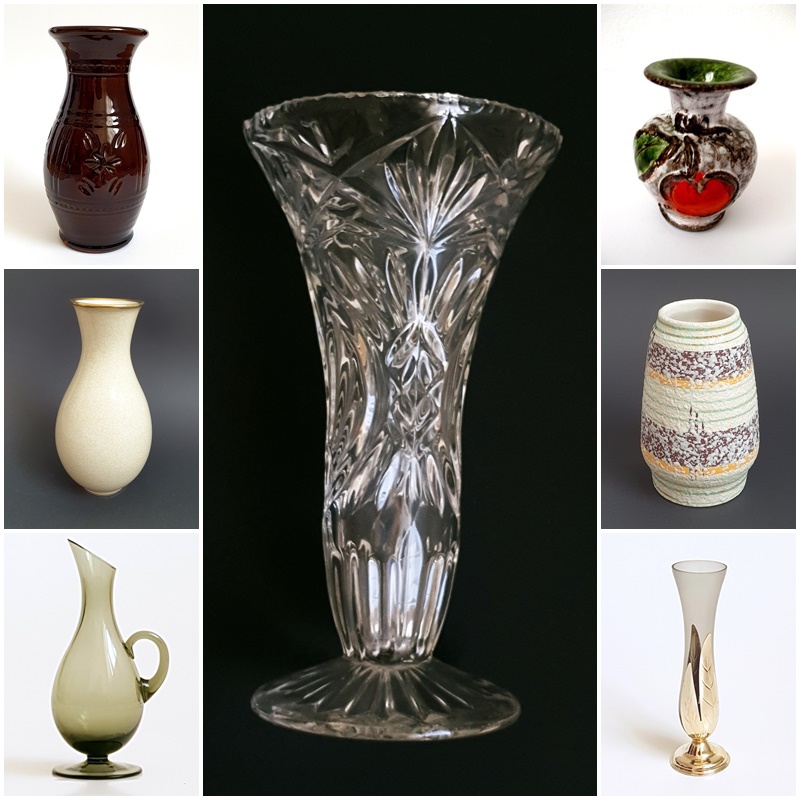 Vintage Vasen Vase Väschen, teils 50er 60er Jahre, ab 2 Euro