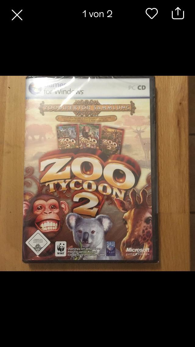 Zoo Tycoon 2 Zoodirektor Sammlung PC NEU OVP