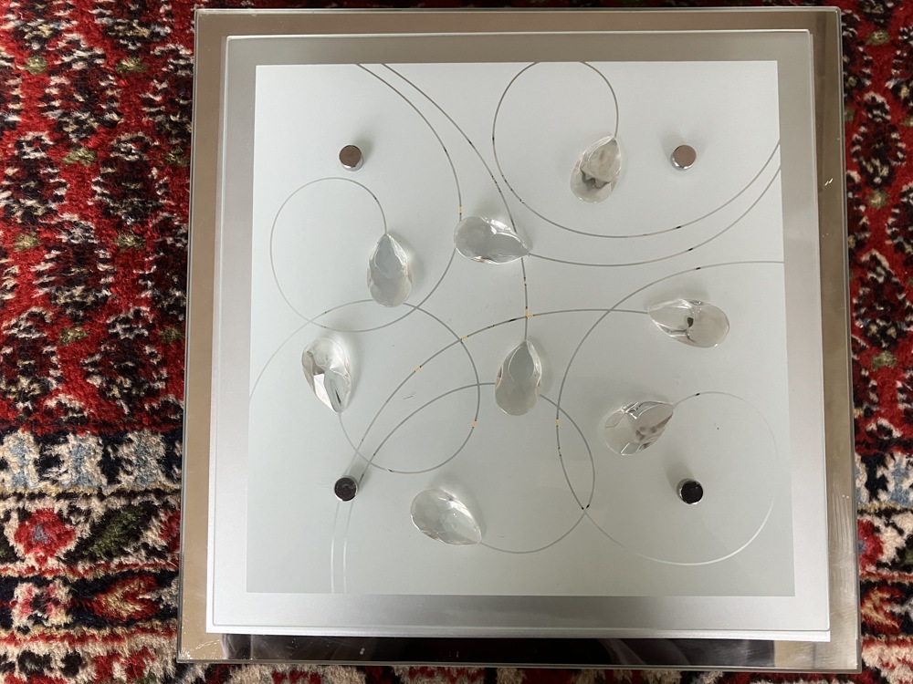 Decken,- Wandleuchte ,mit Kristallen