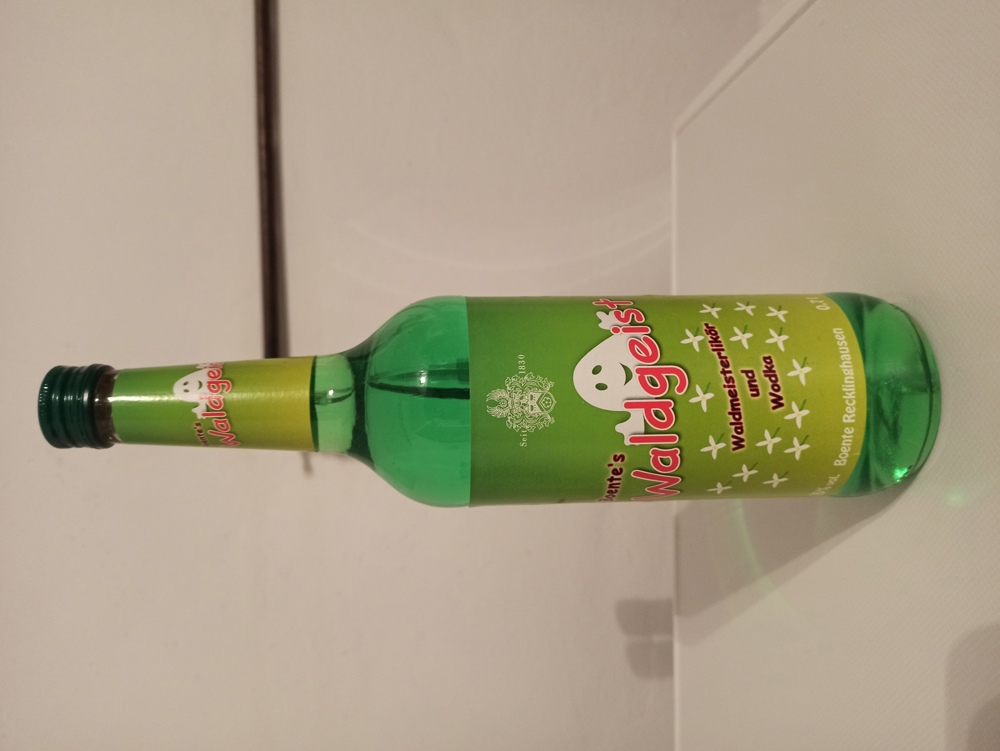 Boente's Waldgeist Waldmeisterlikör 7 Flaschen 0,02, 1 Flasche 0,7 Liter