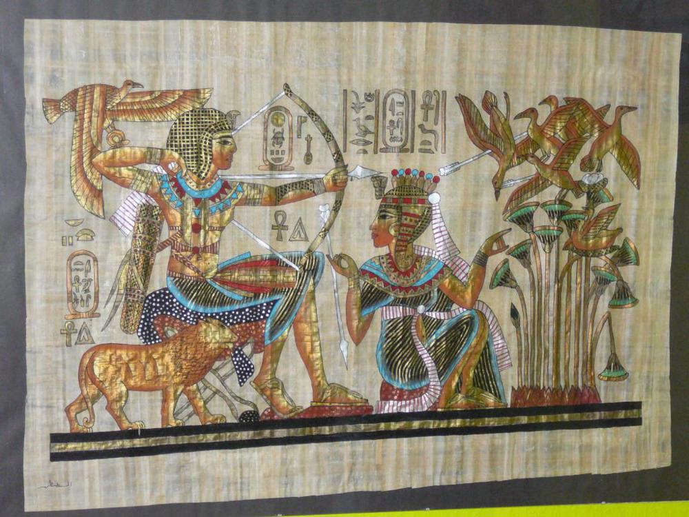 Original Ägyptischer Papyrus