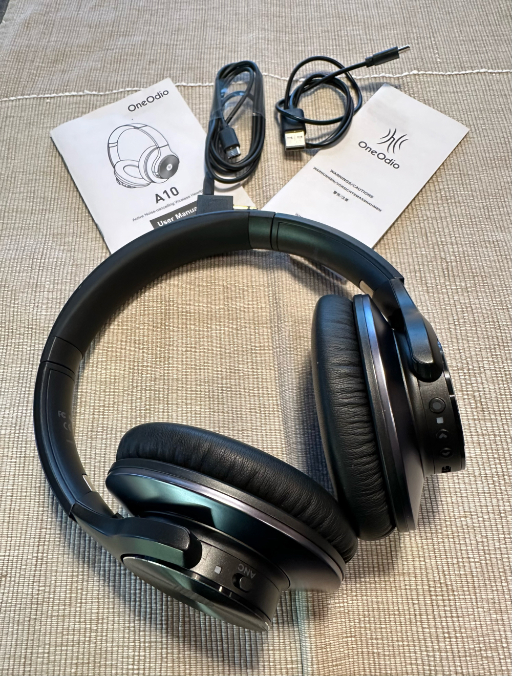 OneOdio A10 Kopfhörer Over Ear mit Hybrid Active Noise Cancelling