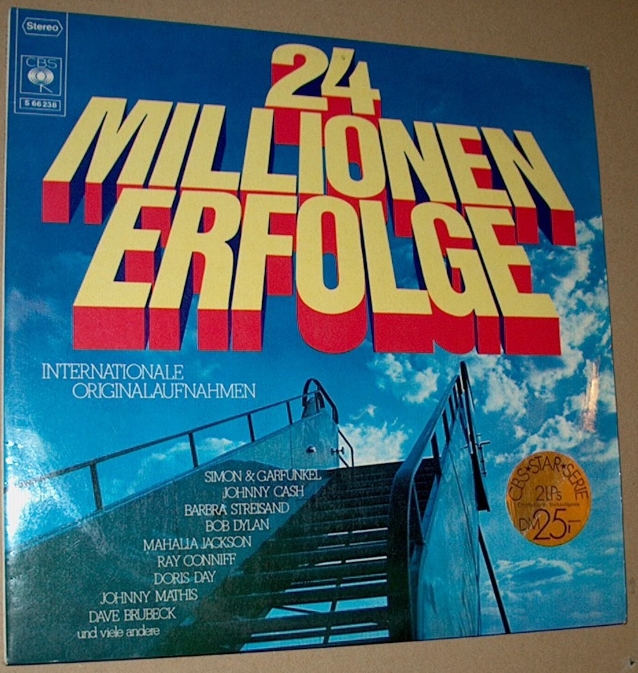 B  LP DA 24 Millionen Erfolge Intern. Originalaufnahmen 1950-1969 Doppelalbum 1970 Vinyl, LP, Album