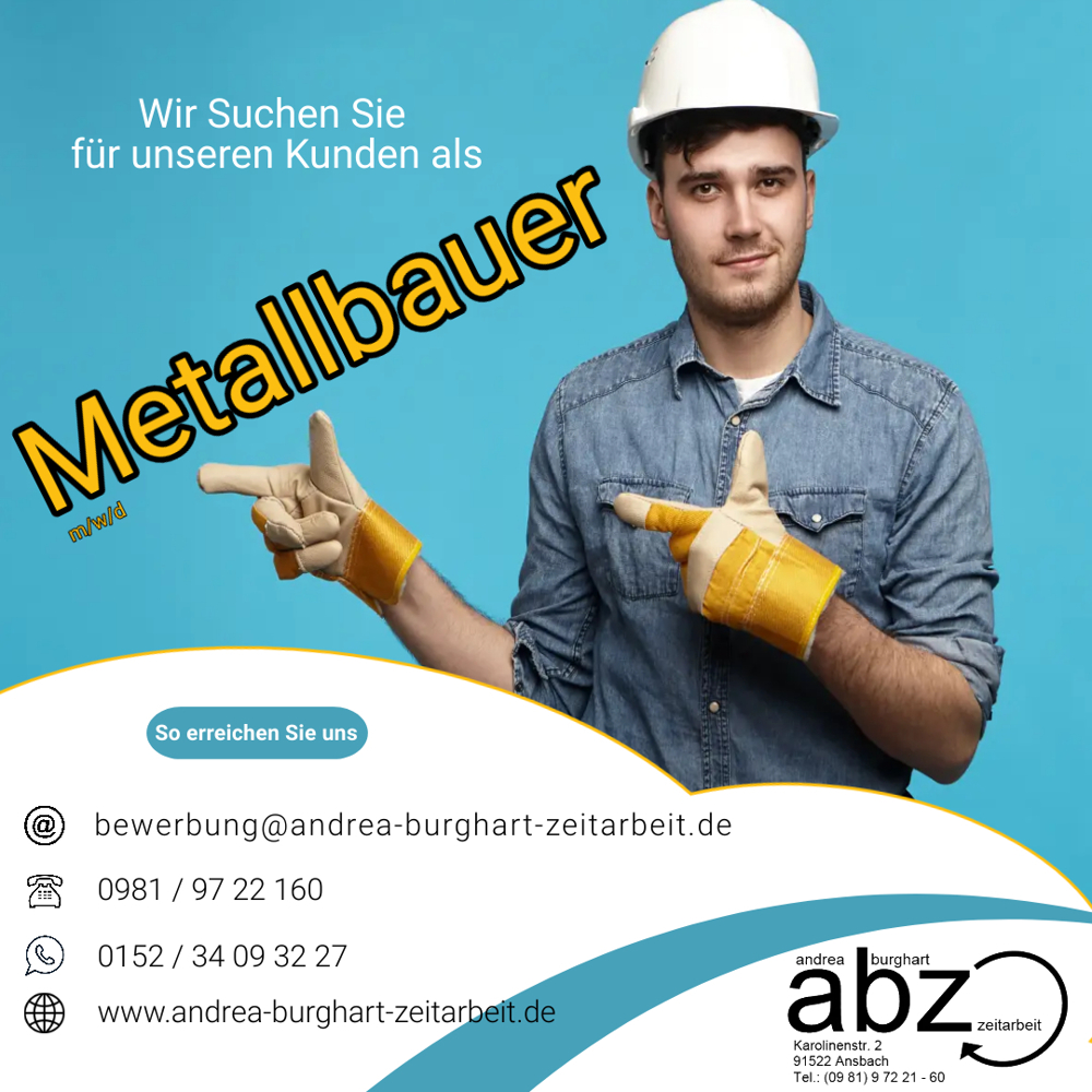 Metallbauer (m w d) in Gunzenhausen