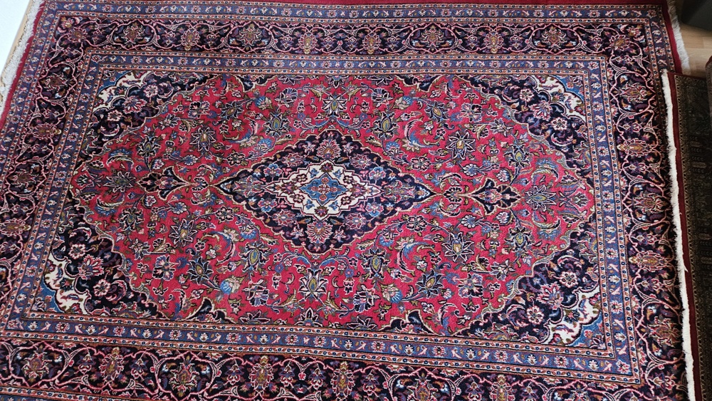 Handgeknüpfter Perser Orientteppich Keschan