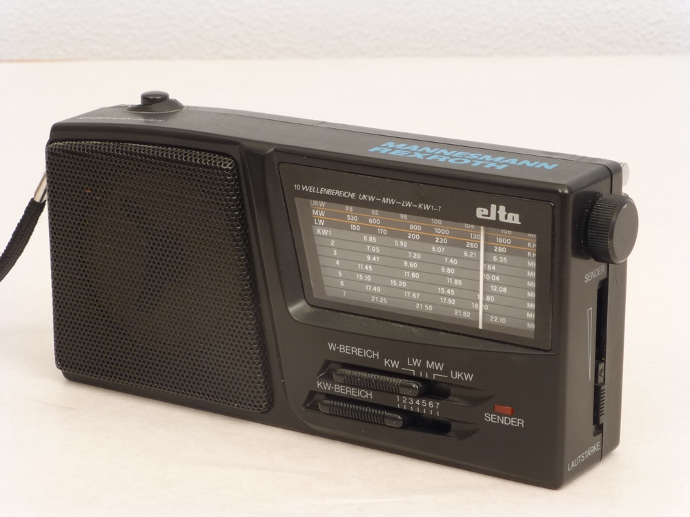 Kofferradio Transistorradio ELTA Weltempfänger mit 7x Kurzwelle
