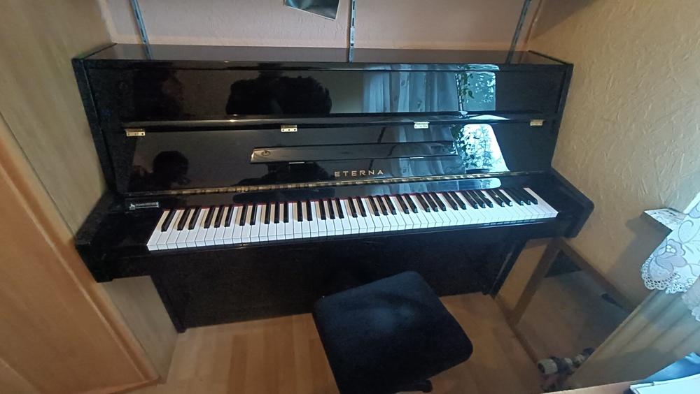 Verkaufe ein klassisches Klavier von der Marke Eterna ER-C10 C23269 (15 Jahre alt)