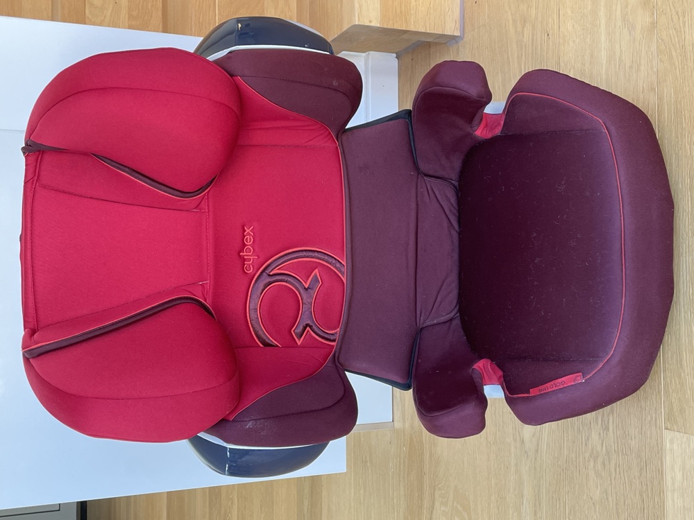 Kindersitz Cybex Solution X2-fix, 15-36 kg, rot, Top-Zustand